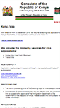 Mobile Screenshot of kenyaconsulate.org.hk