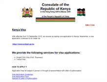 Tablet Screenshot of kenyaconsulate.org.hk